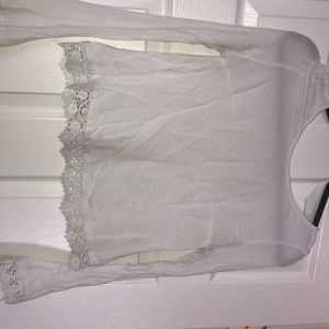 White long sleeve shirt